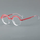 Piper Retro Round Glasses Frame Round Frames Southood Pink